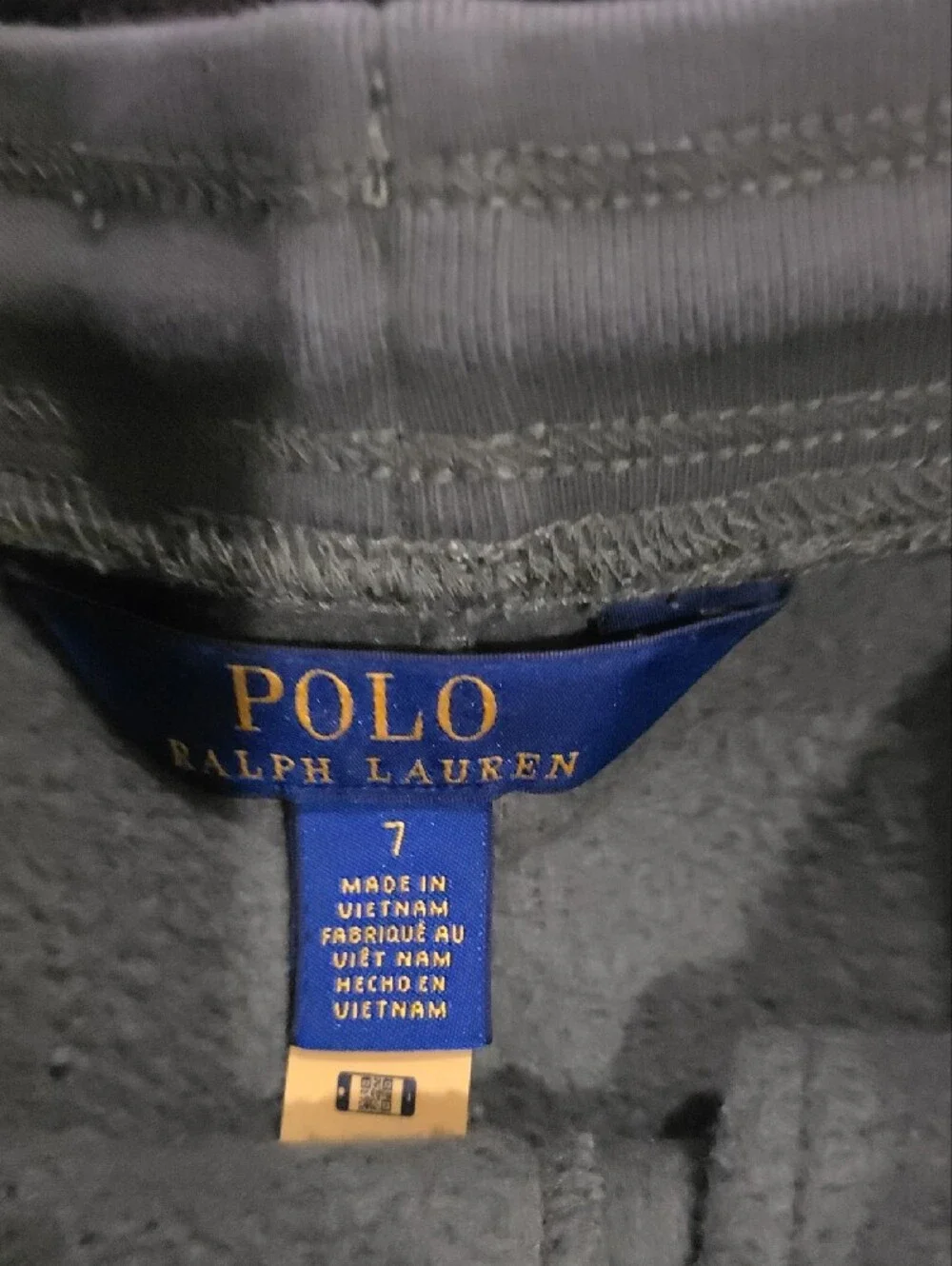 Ralph Lauren Kids Olive Cargo Jogger Pants with Polo Pony